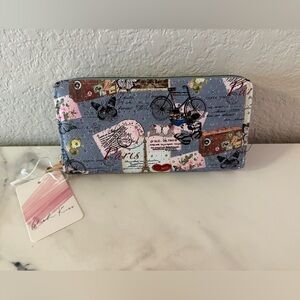 Chic Parisian Print Women's Wallet